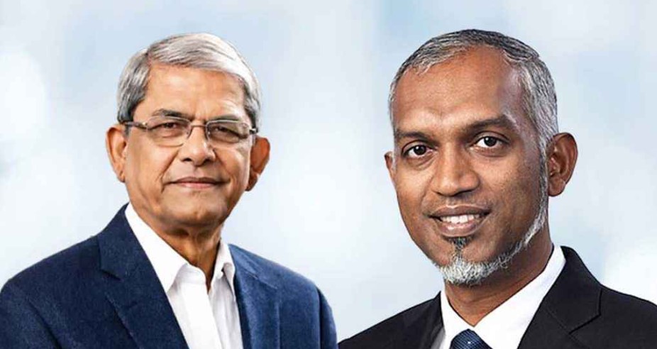 রাষ্ট্রপতি মির্জা ফখরুল ইসলামকে মালদ্বীপের প্রেসিডেন্টের অভিনন্দন   