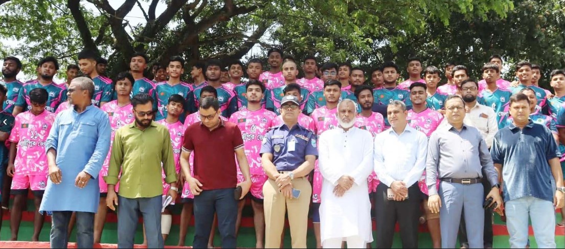 কালীগঞ্জ থানা কমিউনিটি পুলিশের বালক দল কাবাডি সেমি ফাইনালে 