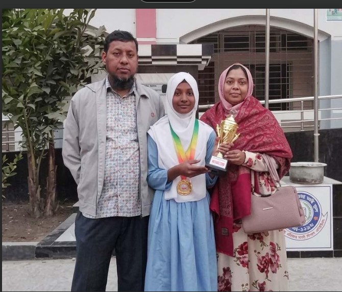 জাতীয় কাবাডিতে চ্যাম্পিয়ন জারিন তাসনিম দুর্দান্ত নৈপুণ্যে সাফল্য, পরিবার-শিক্ষক-সহপাঠীদের মধ্যে আনন্দ