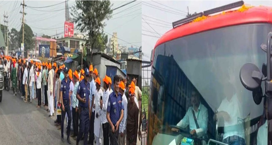 সোনারগাঁ অতিক্রম করলেন প্রধানমন্ত্রী, নেতাকর্মীদের অভিবাদন