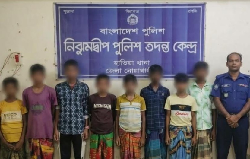 নোয়াখালীতে কিশোর গ্যাংবিরোধী অভিযানে আটক ১৪৫