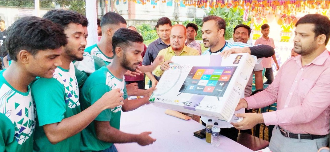কালীগঞ্জে মাদকবিরোধী মিনিবার ফুটবল টুর্নামেন্ট অনুষ্ঠিত
