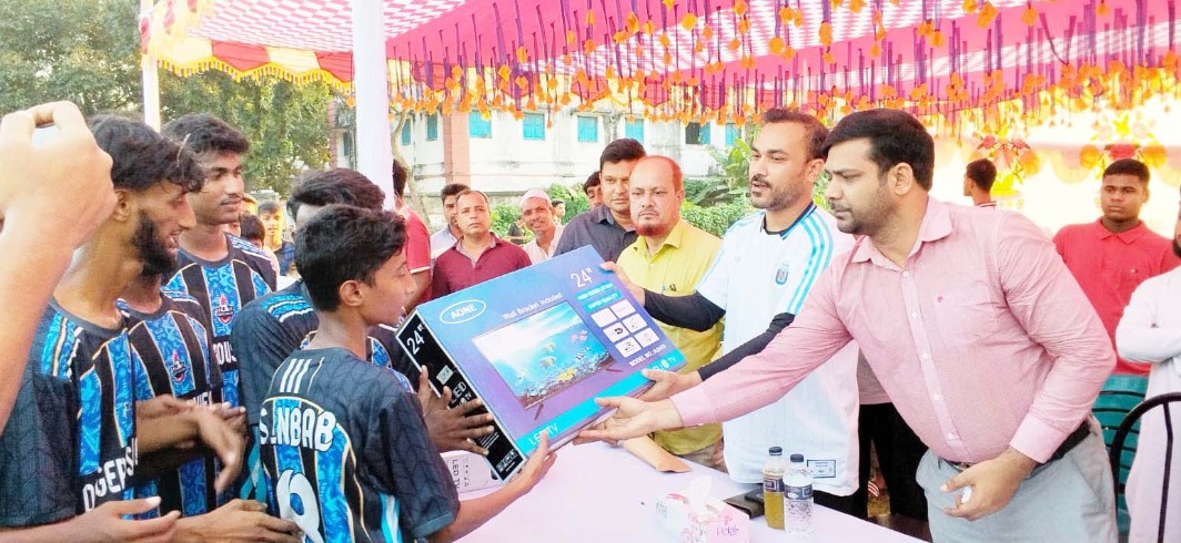 কালীগঞ্জে মাদকবিরোধী মিনিবার ফুটবল টুর্নামেন্ট অনুষ্ঠিত