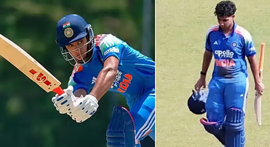 ব্যাট হাতে ঝড় তুললেন দ্রাবিড়পুত্র অন্বয়
