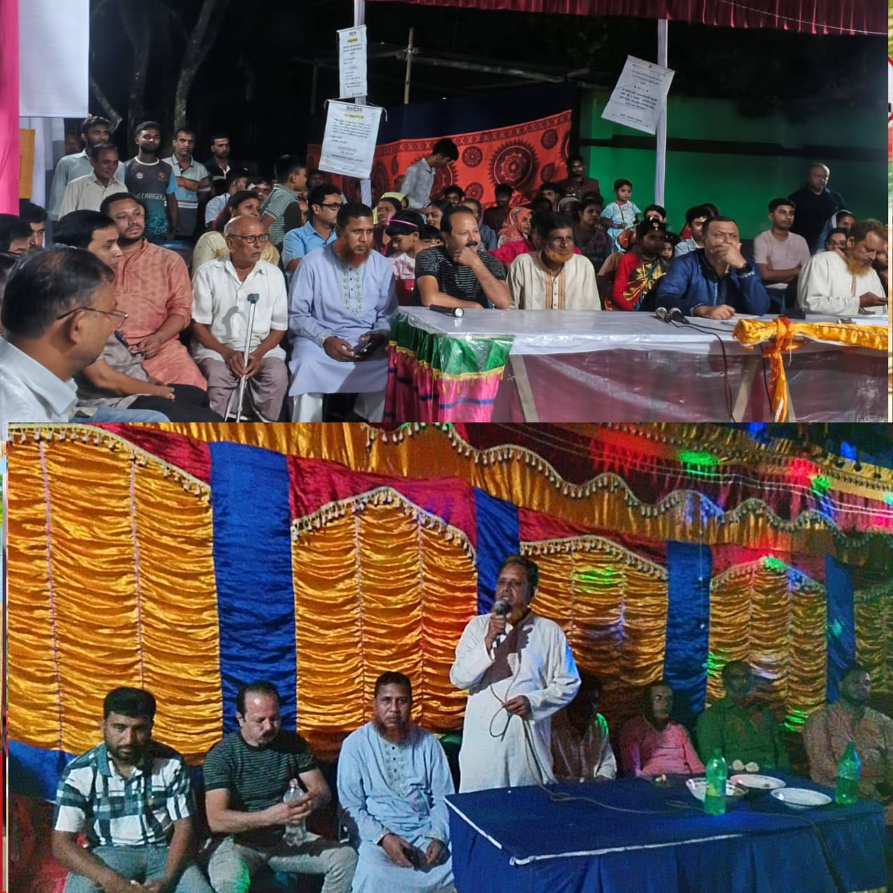 পাংশার বাহাদুরপুরে পূজামণ্ডপ পরিদর্শনে চেয়ারম্যান পদপ্রার্থী আব্দুল ওহাব প্রামানিক