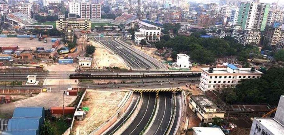 ছয় লেনের রেলওয়ে আন্ডারপাস। সংগৃহীত ছবি  