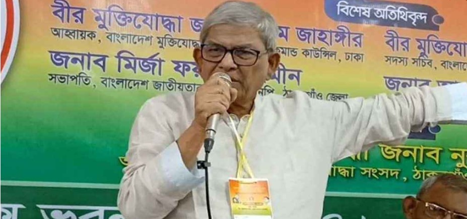 বিএনপির মহাসচিব মির্জা ফখরুল ইসলাম আলমগীর।