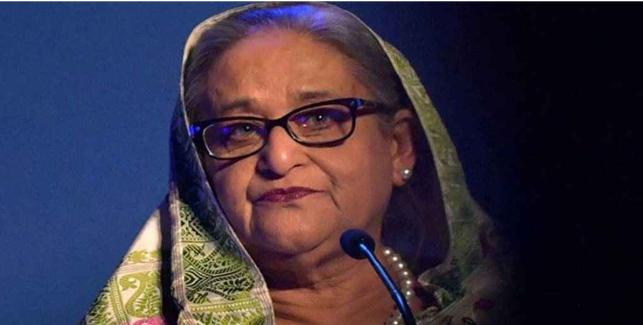 ক্ষমতাচ্যুত প্রধানমন্ত্রী শেখ হাসিনা 